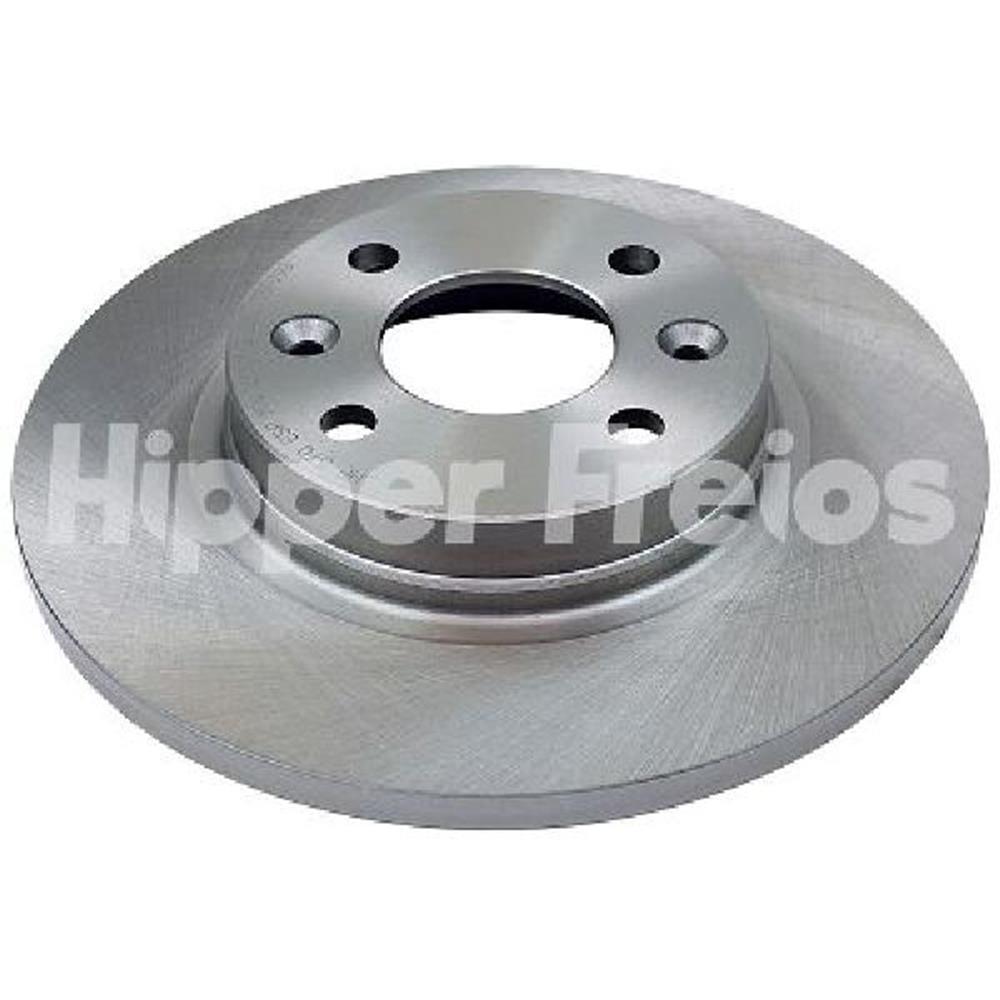 Disco de Freio Dianteiro Sólido Hipper Freios HF570 Renault Logan Sandero Clio 259mm
